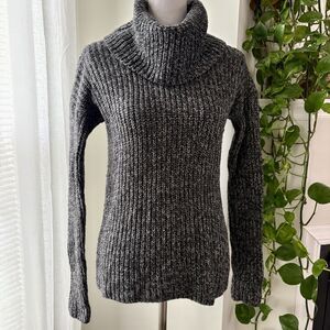 Lands' End Women's Cable Knit Sweater Wool Blend, Size XS